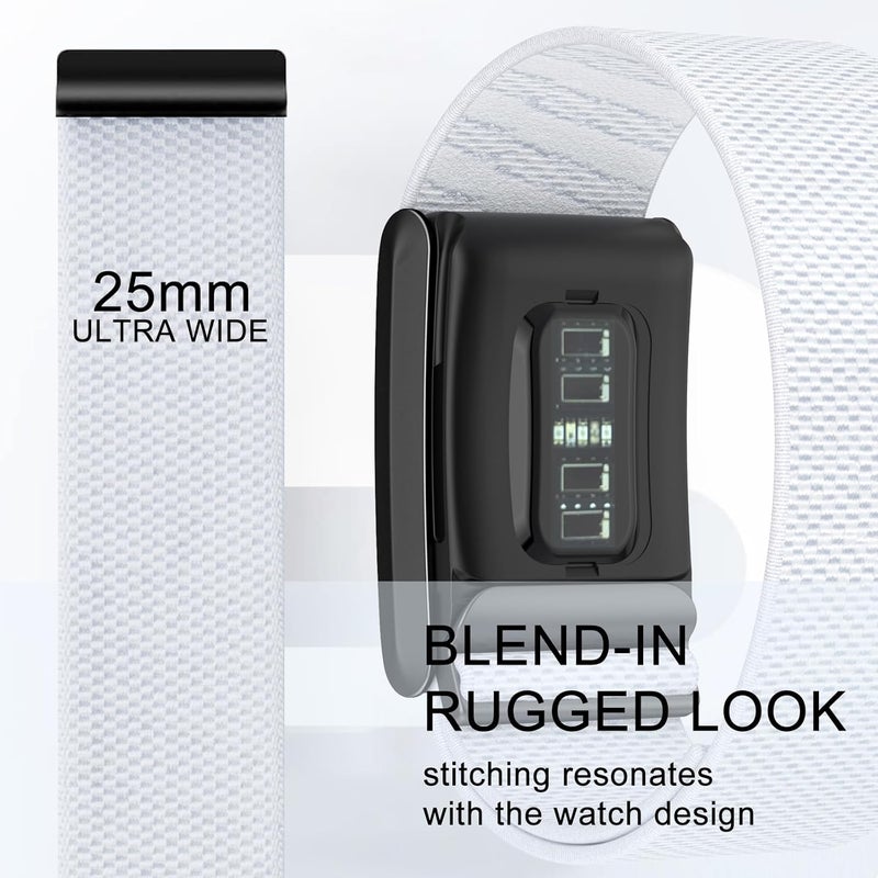 surundo Nylon Sport Band Compatible with Whoop Band 4.0 Strap Men Women with Bumper Case, Breathable Nylon Adjustable Waterproof Replacement Wristbands Straps for Whoop 4.0 - Image 4